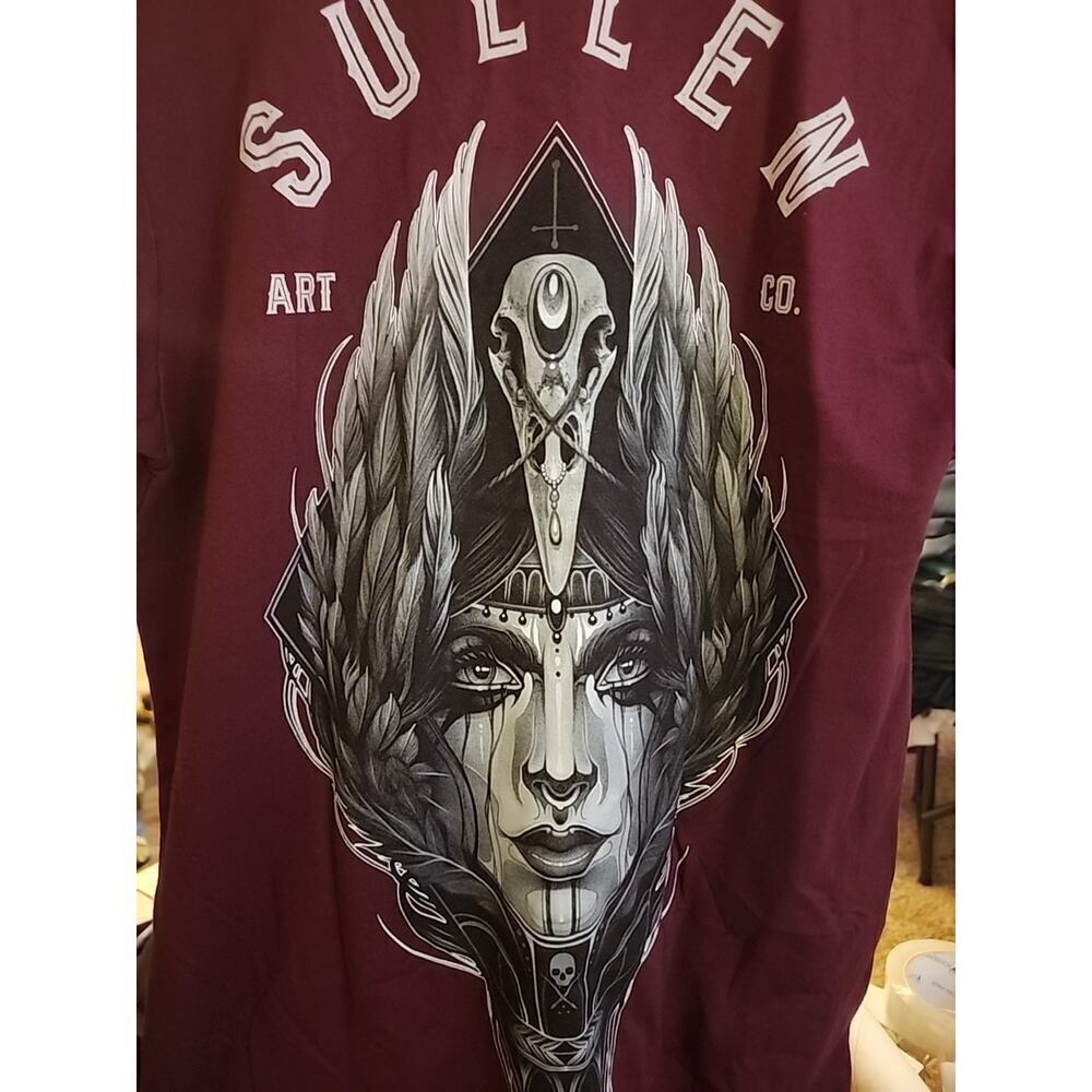 Sullen Art‎ Collective King Diamond Shirt Small New Excellent Nwt Dead Stock
